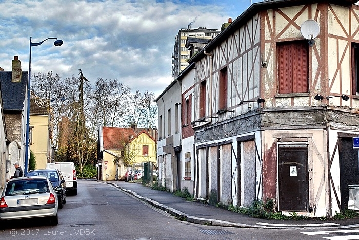 Angle rues Victor Hugo et Boieldieu à Sotteville-lès-Rouen