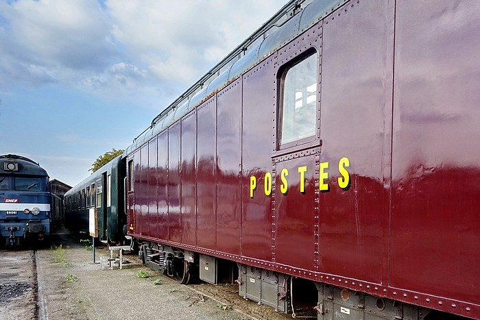 Journées du patrimoine : Le wagon postal du Pacific Vapeur Club de Sotteville-lès-Rouen