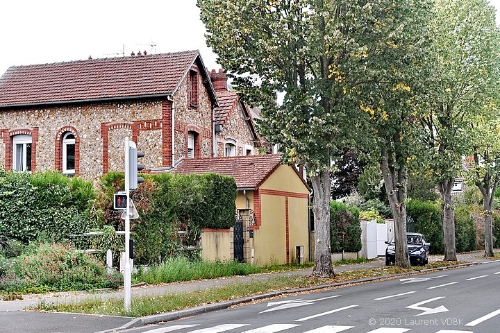 Maisons qui ont été déplacées, rue de Paris à Sotteville-lès-Rouen