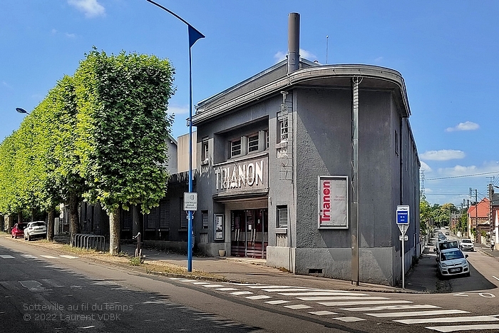 La salle de concert le Trianon Transatlantique (ancien cinéma Trianon), avenue du 14 juillet à Sotteville-lès-Rouen