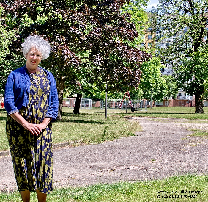Nathalie Salmon dans l'Espace Marcel Lods à Sotteville-lès-Rouen
