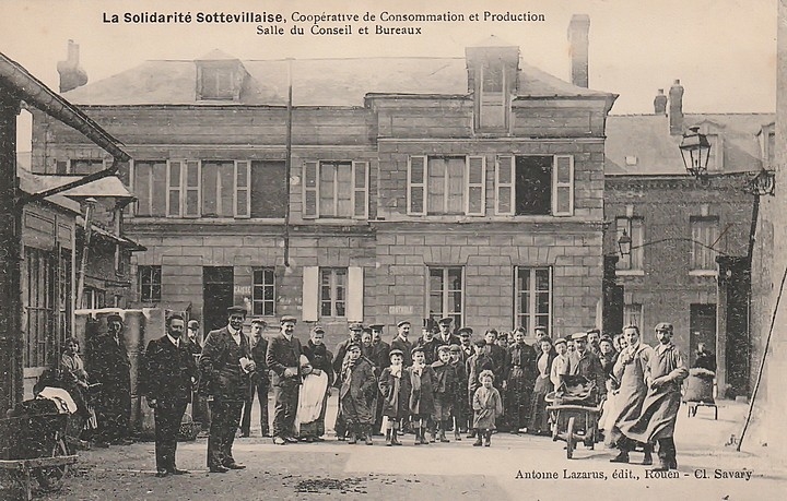 Bureaux de la Solidarité Sottevillaise, rue de la République - Sotteville-lès-Rouen d'avant guerre