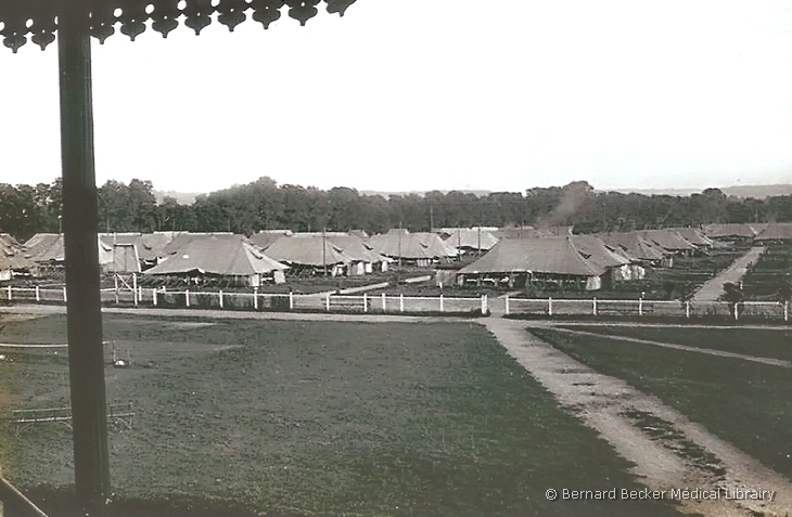 hippodrome des Bruyères à Sotteville-lès-Rouen - Camp médical pendant la guerre