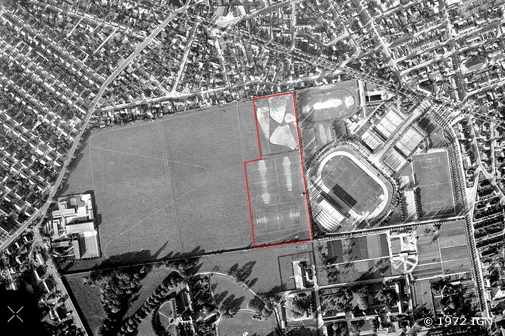 Agrandissement du stade de Sotteville-lès-Rouen, et construction collège Jean Zay sur le terrain des 40 acres